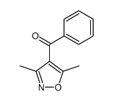 (3,5-dimethylisoxazol-4-yl)(phenyl)methanone Structure