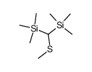 bis(trimethylsilyl)methylthio-methane Structure