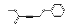 4-phenoxy-but-2-ynoic acid methyl ester结构式