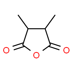 2,5-Furandione, dihydro-3,4-dimethyl-, trans-结构式