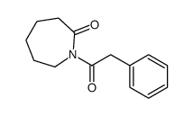 1-(2-phenylacetyl)azepan-2-one结构式