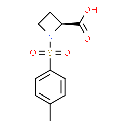 (S)-1-对甲苯磺酰基氮杂环丁烷-2-羧酸结构式