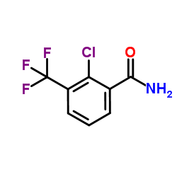 2-Chloro-3-(trifluoromethyl)benzamide结构式