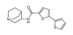 N-[(3R)-1-azabicyclo[2.2.2]octan-3-yl]-5-thiophen-2-ylthiophene-2-carboxamide Structure