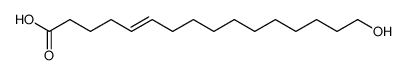 16-hydroxy-hexadec-5-enoic acid Structure