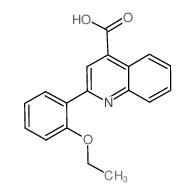 2-(2-乙氧基苯基)喹啉-4-羧酸结构式