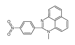 1-methyl-2-(4-nitrophenyl)perimidine结构式