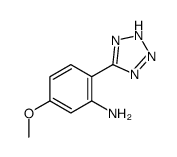 5-methoxy-2-(2H-tetrazol-5-yl)aniline Structure