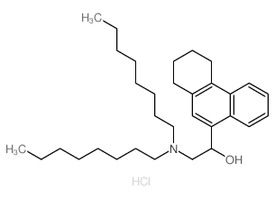 2-(dioctylamino)-1-(1,2,3,4-tetrahydrophenanthren-9-yl)ethanol结构式