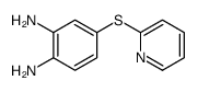 4-pyridin-2-ylsulfanylbenzene-1,2-diamine Structure