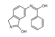 Benzamide, N-(2,3-dihydro-3-oxo-1H-isoindol-5-yl)- (9CI) structure