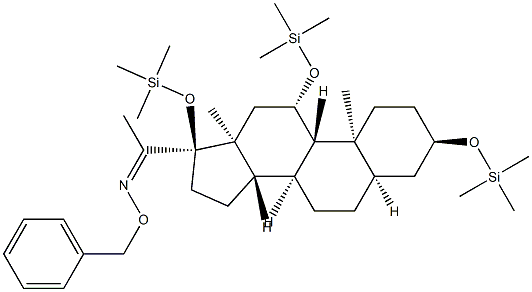 3α,11β,17-Tris(trimethylsiloxy)-5β-pregnan-20-one O-benzyl oxime picture