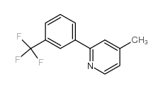 4-methyl-2-(3-trifluoromethyl-phenyl)-pyridine Structure