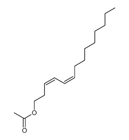 (3Z,5Z)-3,5-tetradecadien-1-yl acetate Structure