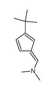 (E)-2-tert-butyl-6-(dimethylamino)fulvene结构式