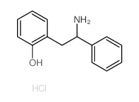 Phenol,2-(2-amino-2-phenylethyl)-, hydrochloride (1:1)结构式