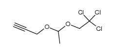 3-[1-(2,2,2-trichloro-ethoxy)-ethoxy]-propyne结构式