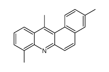 3,8,12-Trimethylbenz[a]acridine Structure