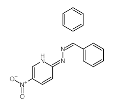 Methanone, diphenyl-,(5-nitro-2-pyridinyl)hydrazone (9CI)结构式