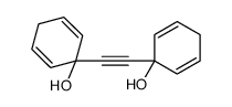 1-[2-(1-hydroxycyclohexa-2,5-dien-1-yl)ethynyl]cyclohexa-2,5-dien-1-ol结构式