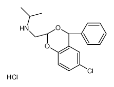 N-[[(2R,4R)-6-chloro-4-phenyl-4H-1,3-benzodioxin-2-yl]methyl]propan-2-amine,hydrochloride结构式