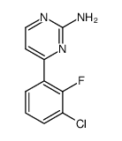 4-(3-chloro-2-fluorophenyl)pyrimidin-2-amine Structure