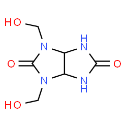 Tetrahydro-1,3-bis(hydroxymethyl)imidazo[4,5-d]imidazole-2,5(1H,3H)-dione结构式