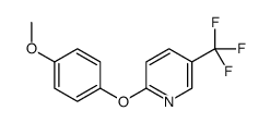 2-(4-Methoxyphenoxy)-5-(trifluoromethyl)pyridine结构式