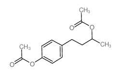 Benzenepropanol, 4-(acetyloxy)-a-methyl-, 1-acetate Structure