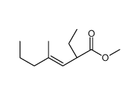 methyl (E,2R)-2-ethyl-4-methylhept-3-enoate Structure