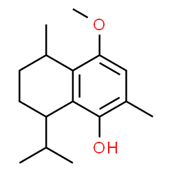 5,6,7,8-Tetrahydro-4-methoxy-2,5-dimethyl-8-isopropyl-1-naphthol picture