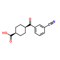 cis-4-(3-Cyanobenzoyl)cyclohexanecarboxylic acid图片