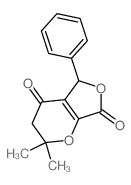 3,3-dimethyl-7-phenyl-2,8-dioxabicyclo[4.3.0]non-10-ene-5,9-dione Structure