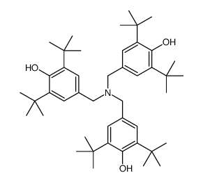 4,4',4''-[nitrilotris(methylene)]tris[2,6-bis(1,1-dimethylethyl)phenol] structure