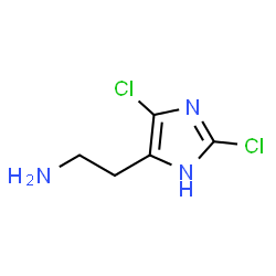 1H-Imidazole-4-ethanamine,2,5-dichloro-结构式