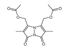 9,10-dioxa-syn-(acetoxymethyl,methyl)bimane结构式