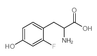 2-Amino-3-(2-fluoro-4-hydroxyphenyl)propanoicacid structure