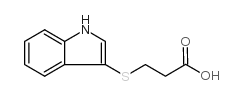 3-(1H-INDOL-3-YLSULFANYL)-PROPIONIC ACID structure