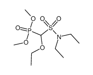 dimethyl [[(diethylamino)sulfonyl]ethoxymethyl]phosphonate结构式