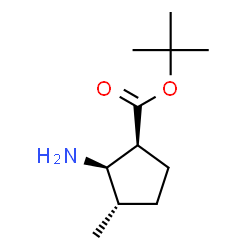 Cyclopentanecarboxylic acid, 2-amino-3-methyl-, 1,1-dimethylethyl ester, (1S,2R,3S)- (9CI) picture