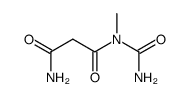 1-malonamoyl-1-methylurea Structure