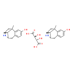 (+)-Normetazocine 1/2 Tartrate结构式