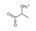 hydroxy-(1-hydroxyethyl)-oxophosphanium结构式