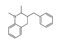 3-benzyl-1,2-dimethyl-3,4-dihydro-2H-quinoline结构式