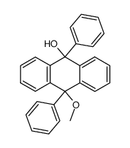 Methyl-(10-hydroxy-9.10-diphenyl-9.10-dihydro-anthryl-(9))-aether Structure