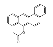 7-acetoxy-11-methylbenz(a)anthracene Structure