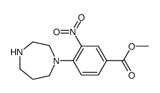 methyl 4-(1,4-diazepan-1-yl)-3-nitrobenzoate Structure