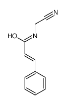 N-(cyanomethyl)-3-phenylprop-2-enamide结构式