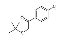 2-tert-butylsulfanyl-1-(4-chlorophenyl)ethanone Structure