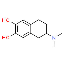 2,3-Naphthalenediol,6-(dimethylamino)-5,6,7,8-tetrahydro-,(R)-(9CI) Structure